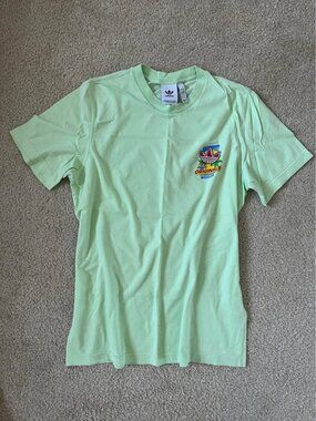 Adidas Originals Women's Green T-shirt (L)